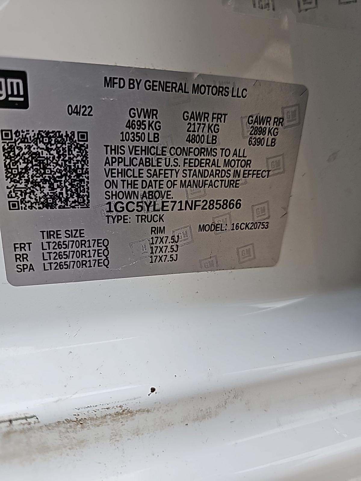 2022 Chevrolet Silverado 2500HD Work Truck AWD