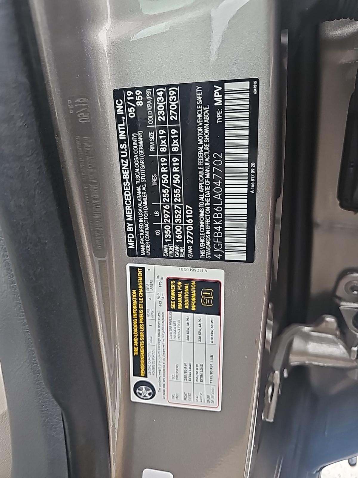 2020 Mercedes-Benz GLE GLE 350 AWD