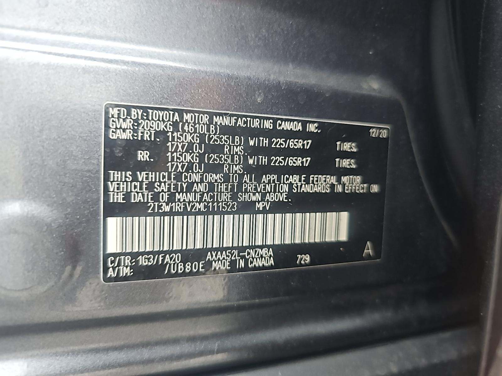 2021 Toyota RAV4 XLE FWD