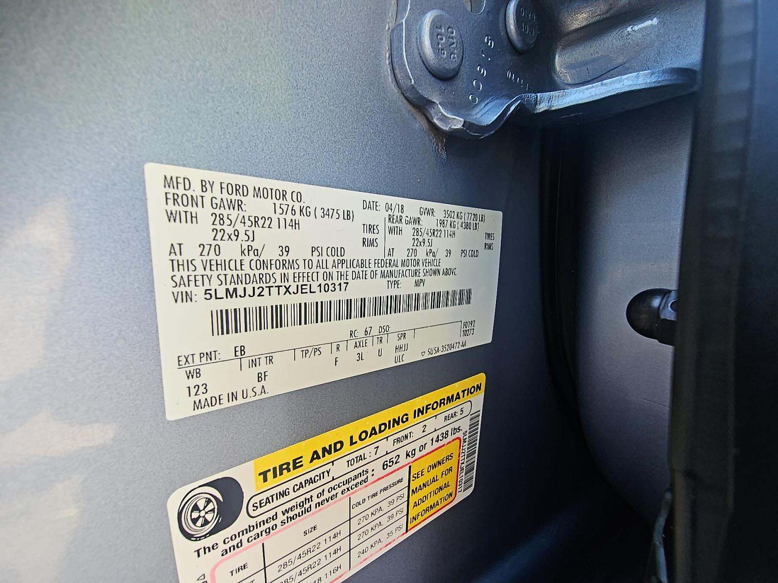 2018 Lincoln Navigator Black Label AWD