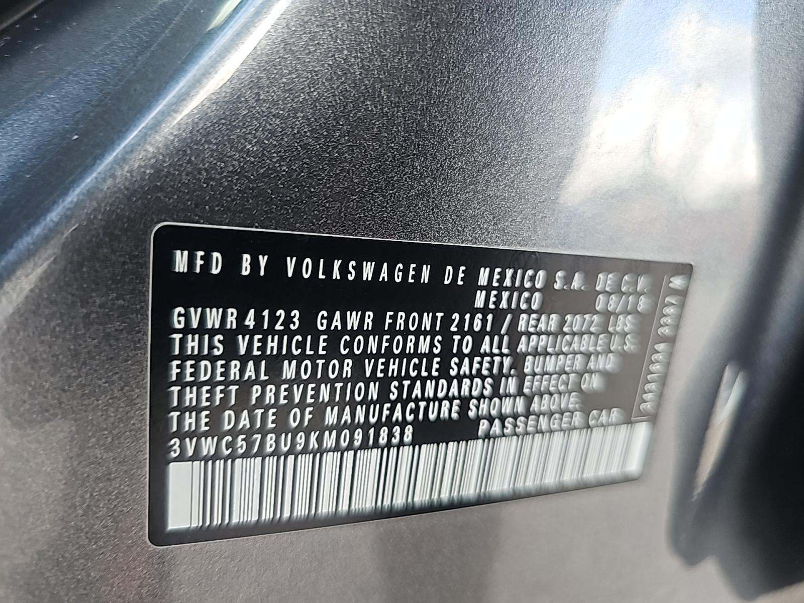 2019 Volkswagen Jetta 1.4T S FWD