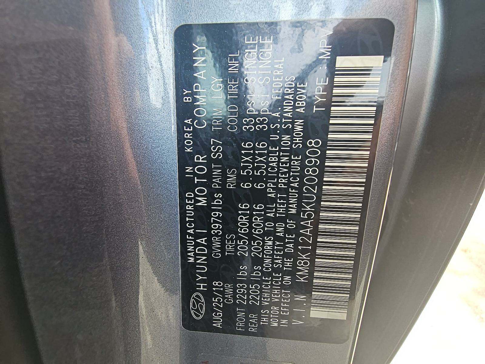 2019 Hyundai Kona SE FWD