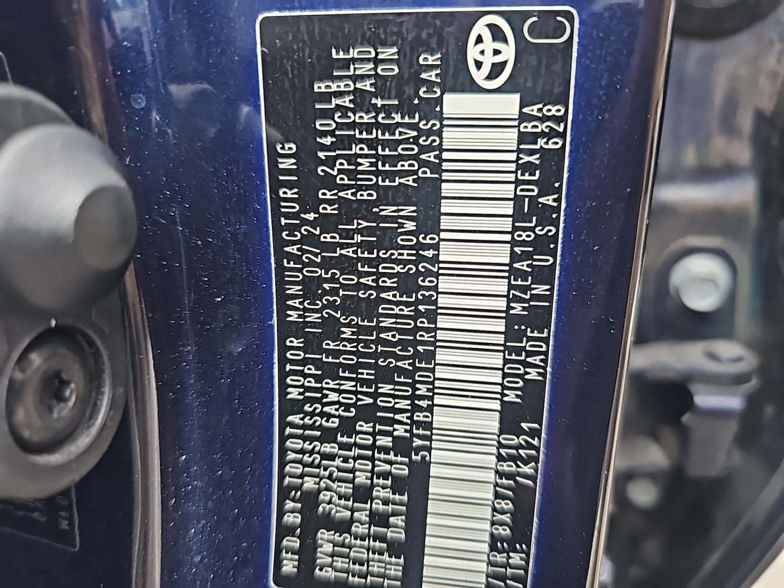 2024 Toyota Corolla LE FWD