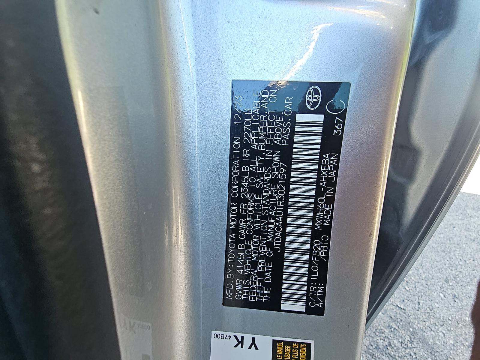 2024 Toyota Prius LE FWD