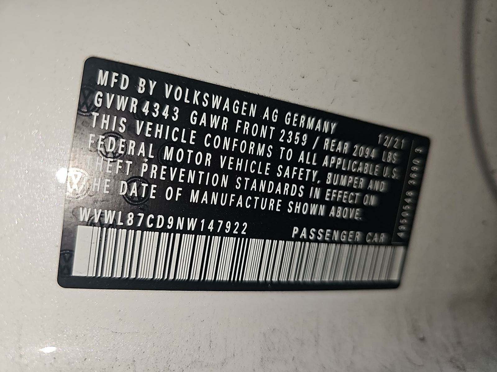 2022 Volkswagen Golf GTI 2.0T SE FWD