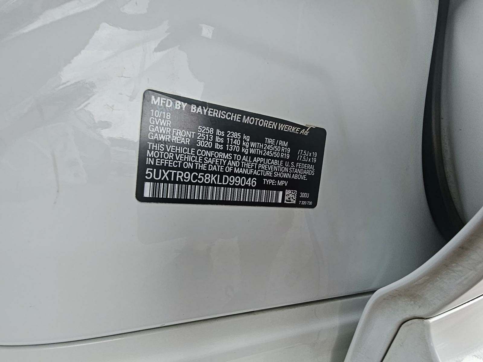 2019 BMW X3 xDrive30i AWD