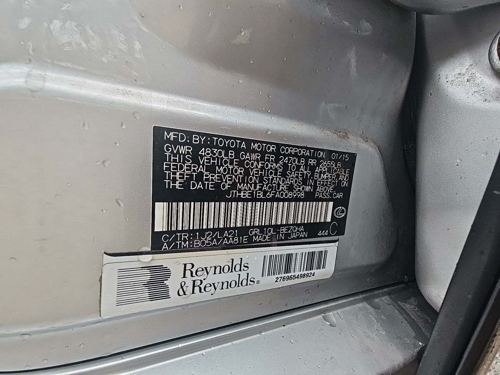 2015 Lexus GS GS 350 RWD