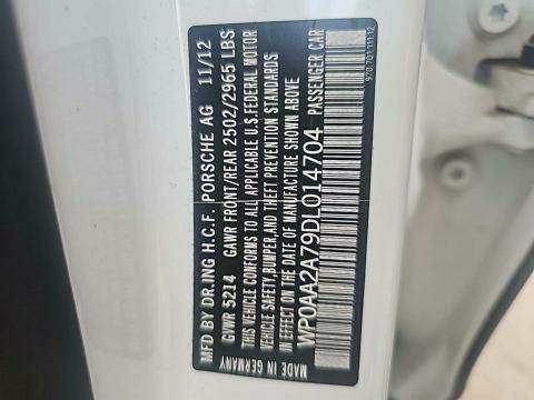 2013 Porsche Panamera Platinum Edition RWD