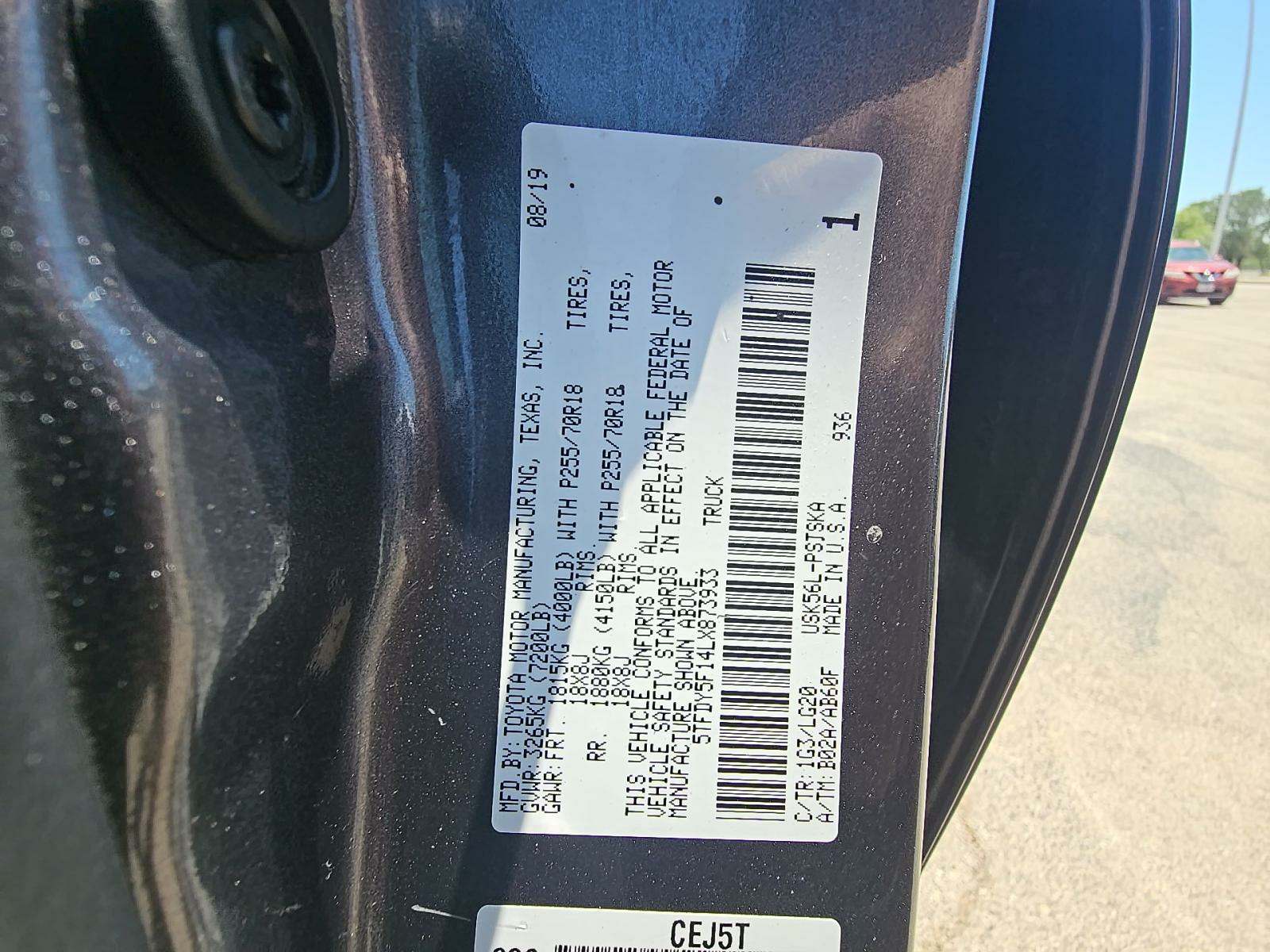 2020 Toyota Tundra SR5 AWD