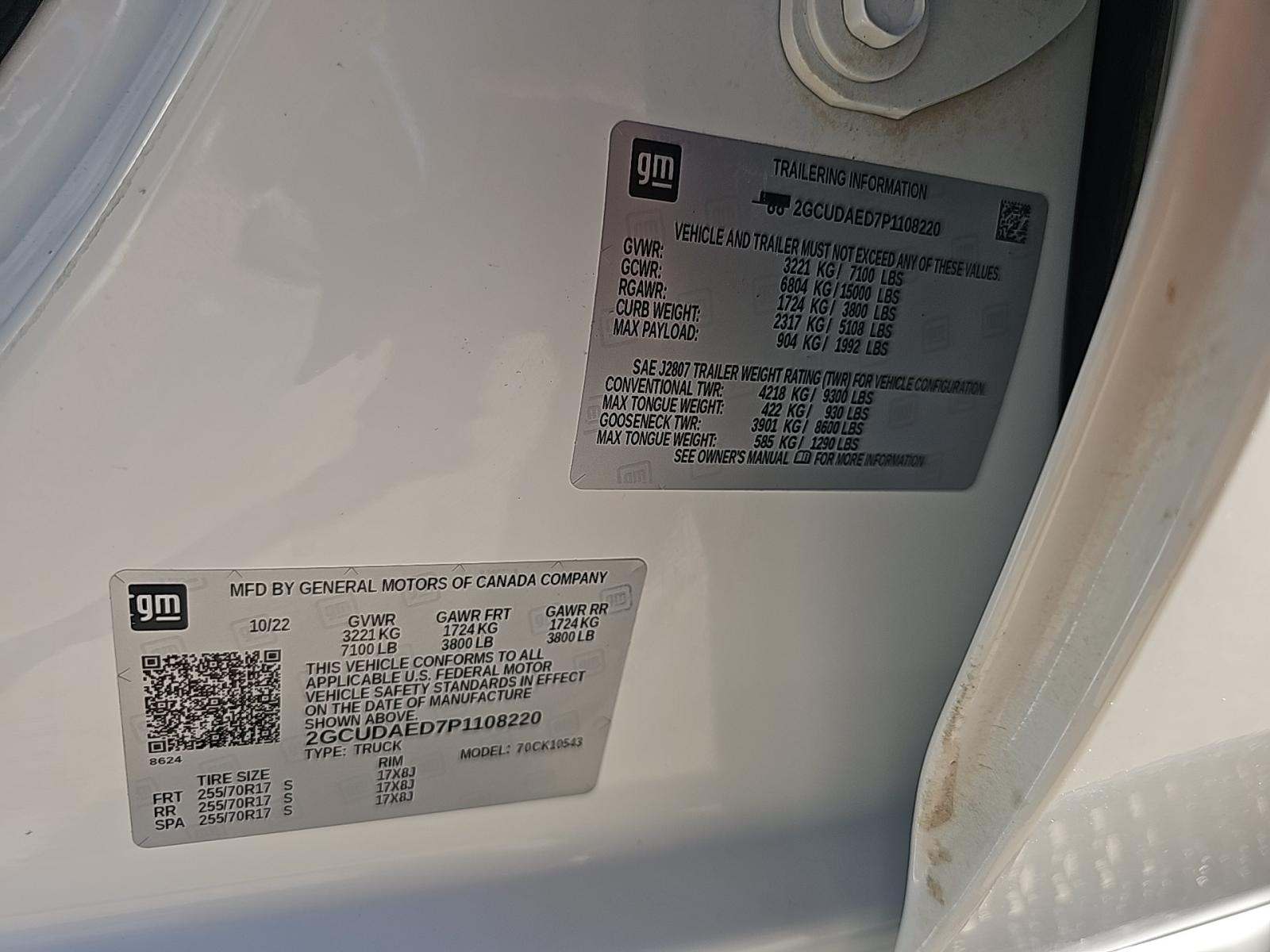 2023 Chevrolet Silverado 1500 Work Truck AWD