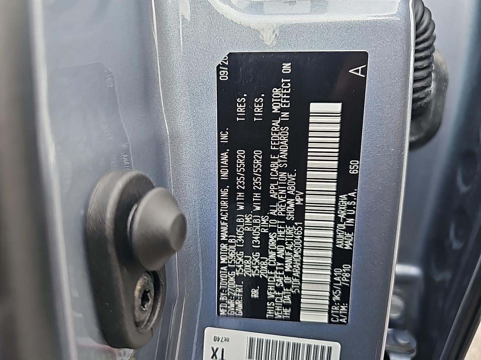 2021 Toyota Highlander Hybrid Platinum FWD