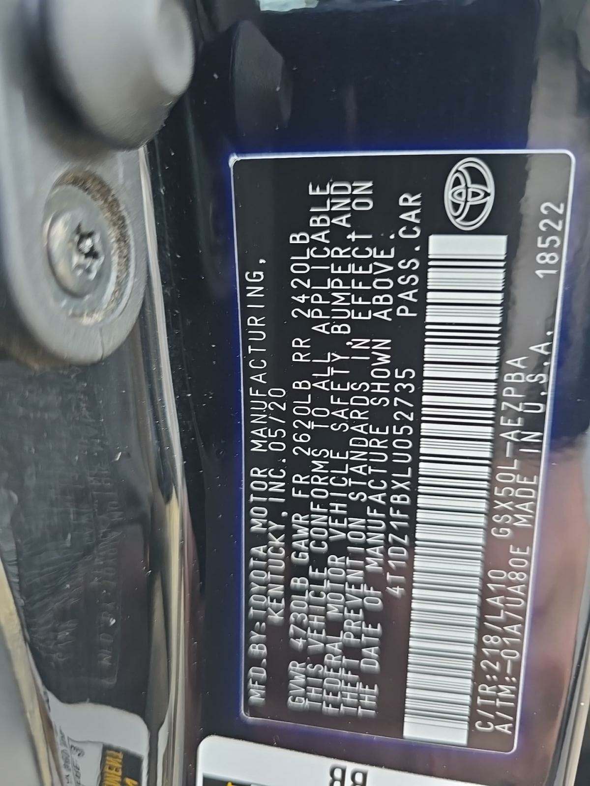 2020 Toyota Avalon Limited FWD