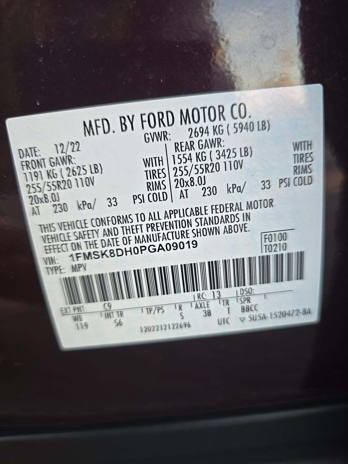 2023 Ford Explorer XLT AWD