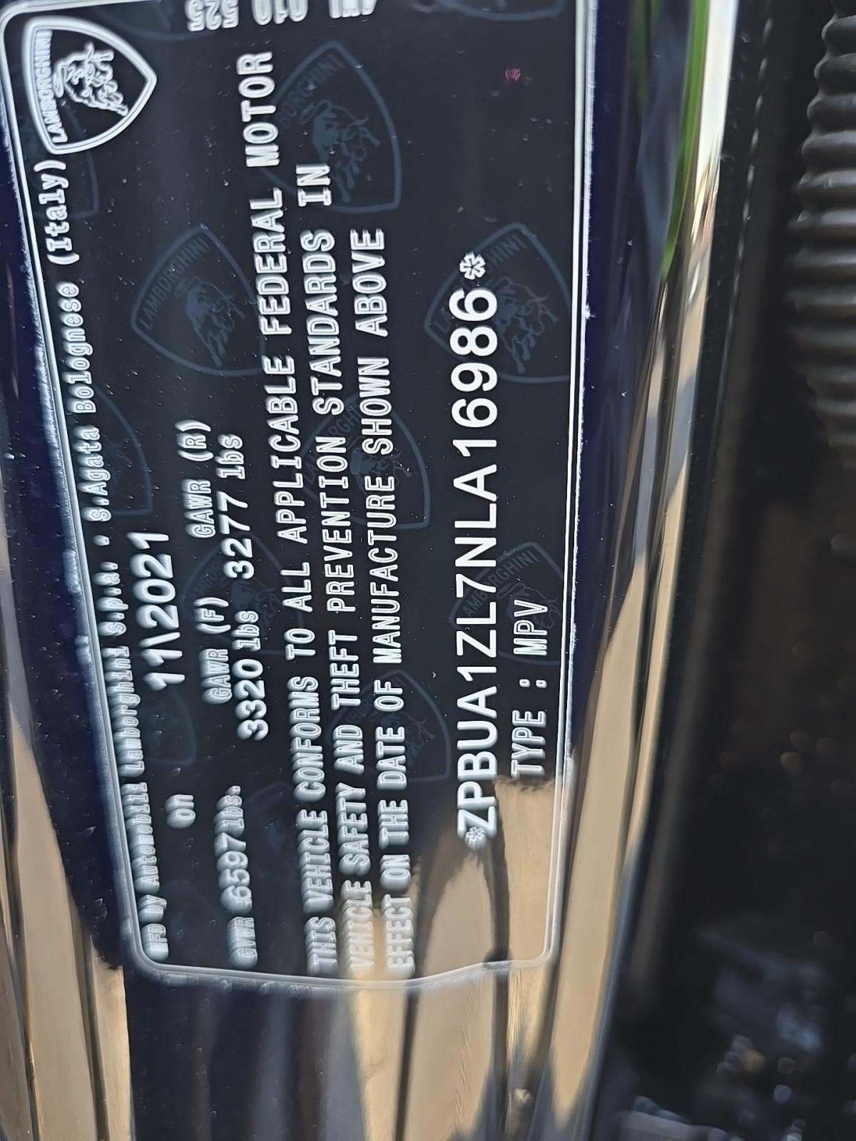 2022 Lamborghini Urus Base AWD