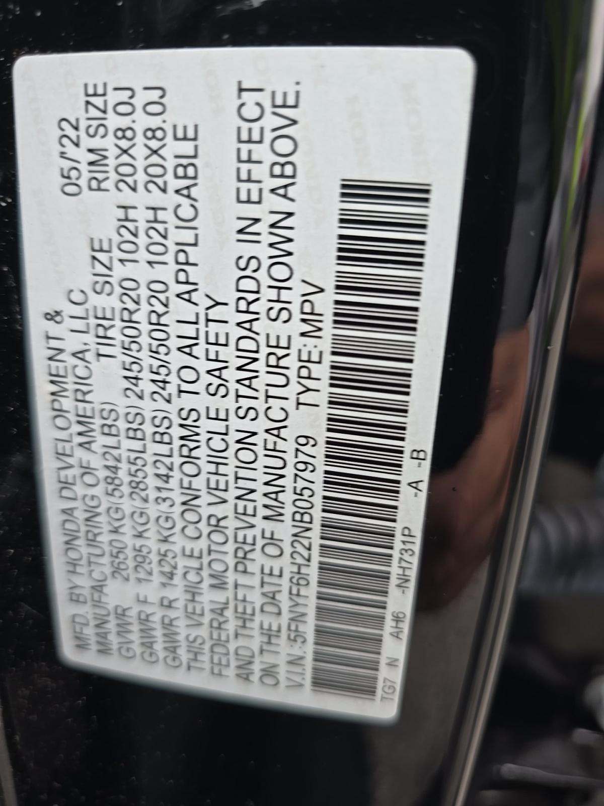 2022 Honda Pilot Special Edition AWD