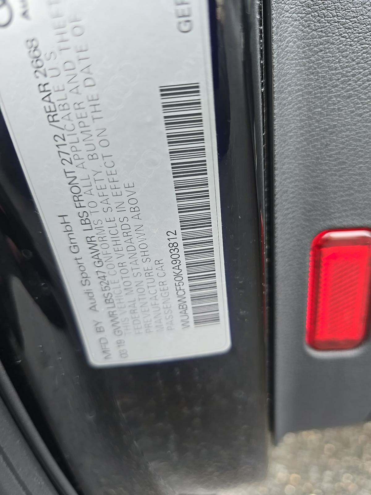 2019 Audi RS 5 Base AWD