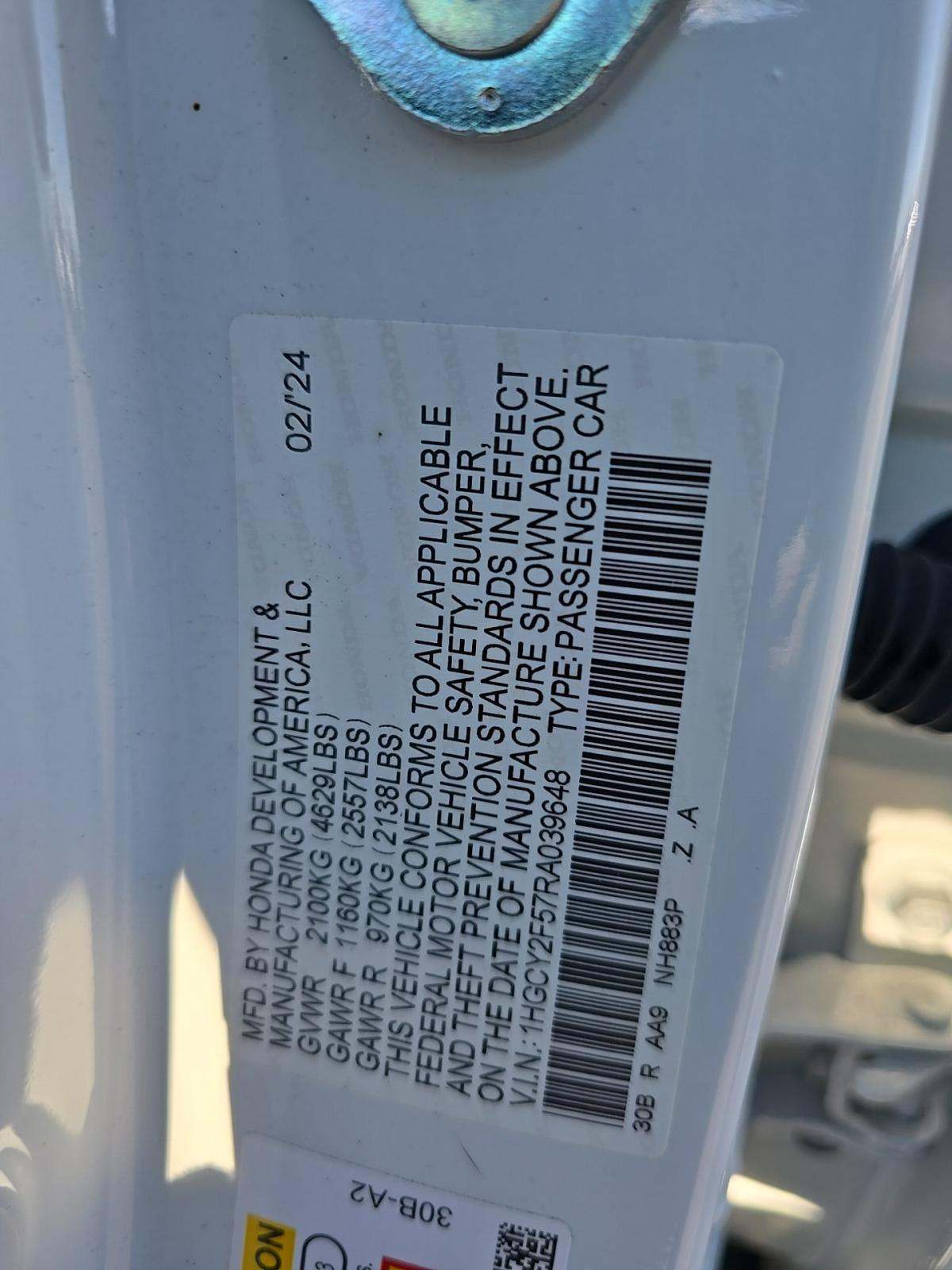 2024 Honda Accord Hybrid Sport FWD