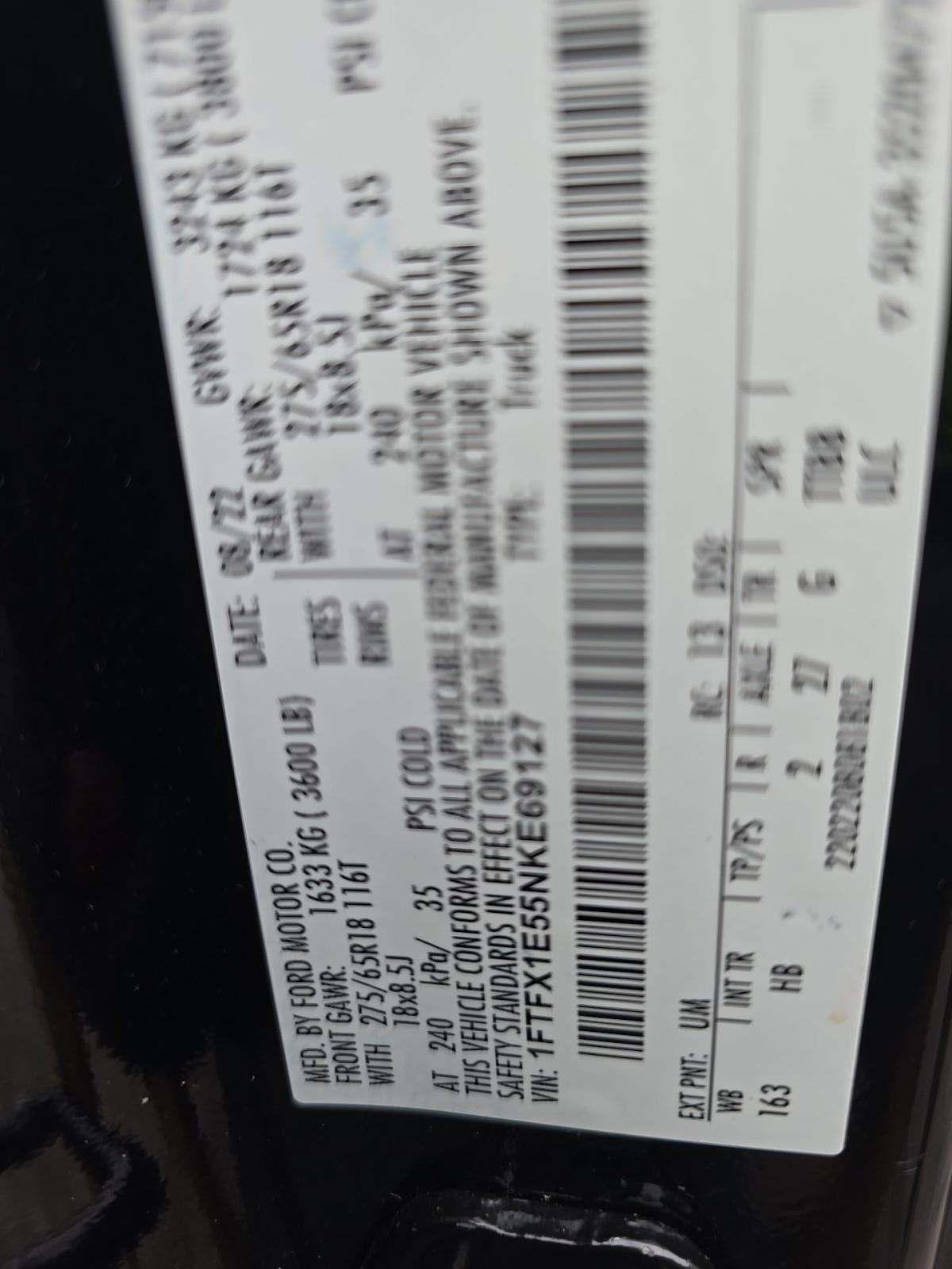 2022 Ford F-150 Lariat AWD