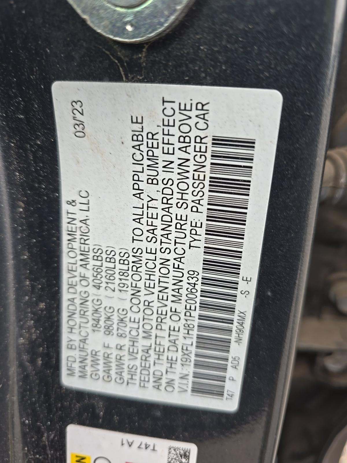 2023 Honda Civic Sport Touring FWD