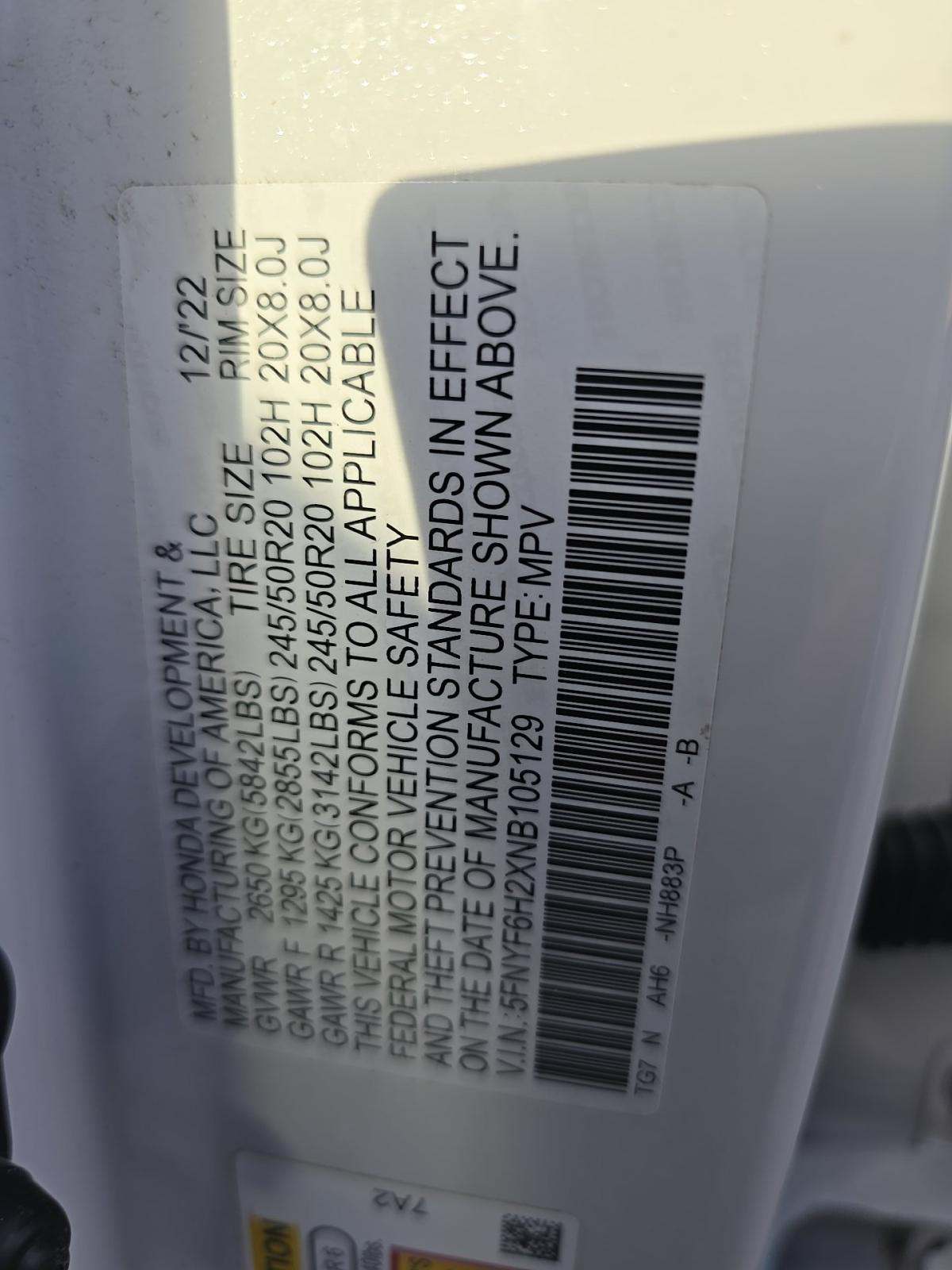 2022 Honda Pilot Special Edition AWD