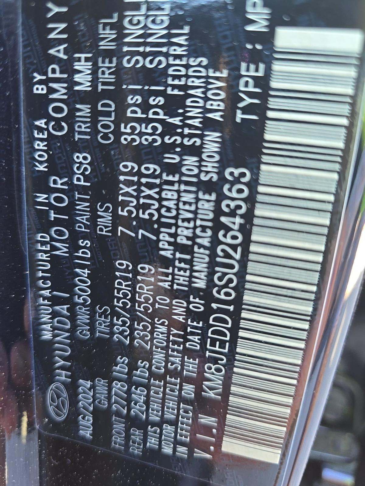 2025 Hyundai Tucson Hybrid Limited AWD