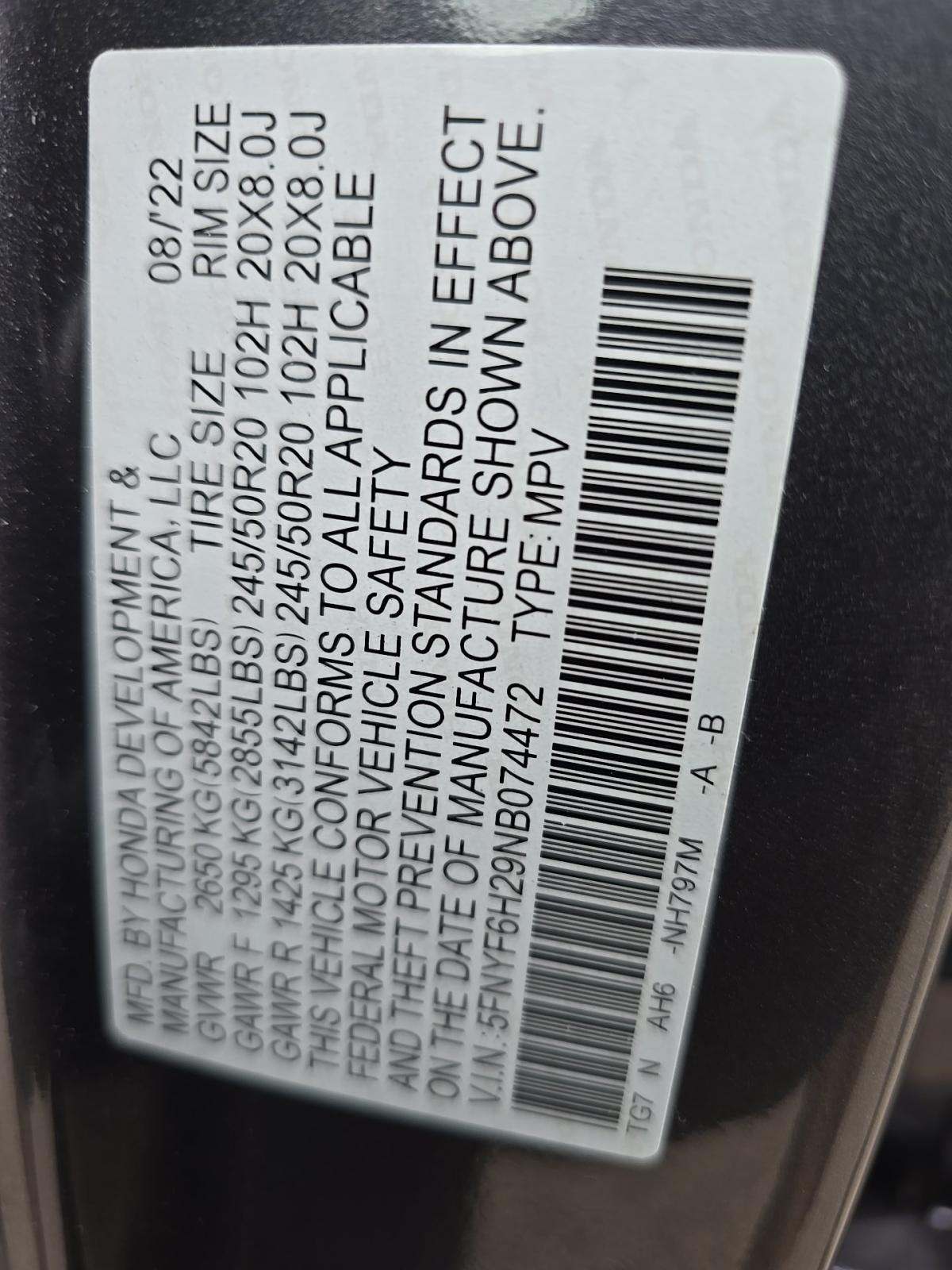 2022 Honda Pilot Special Edition AWD