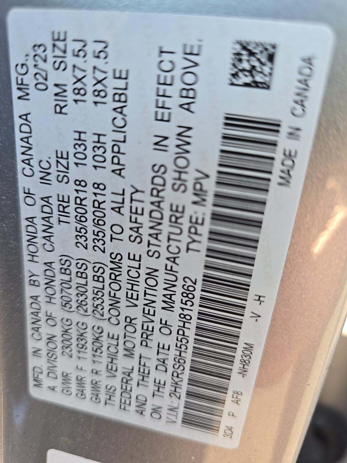 2023 Honda CR-V Hybrid Sport AWD