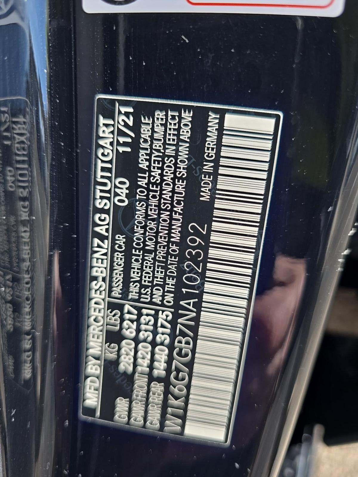 2022 Mercedes-Benz S-Class S 580 AWD