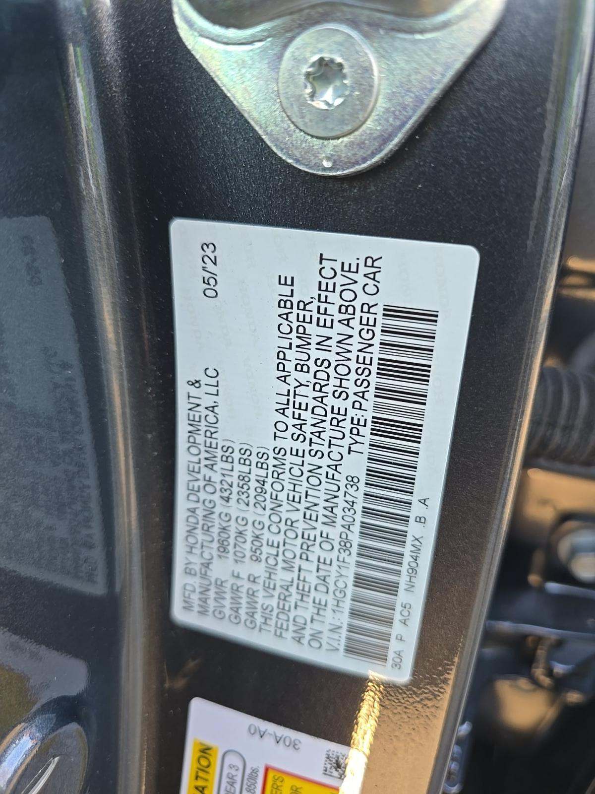 2023 Honda Accord EX FWD