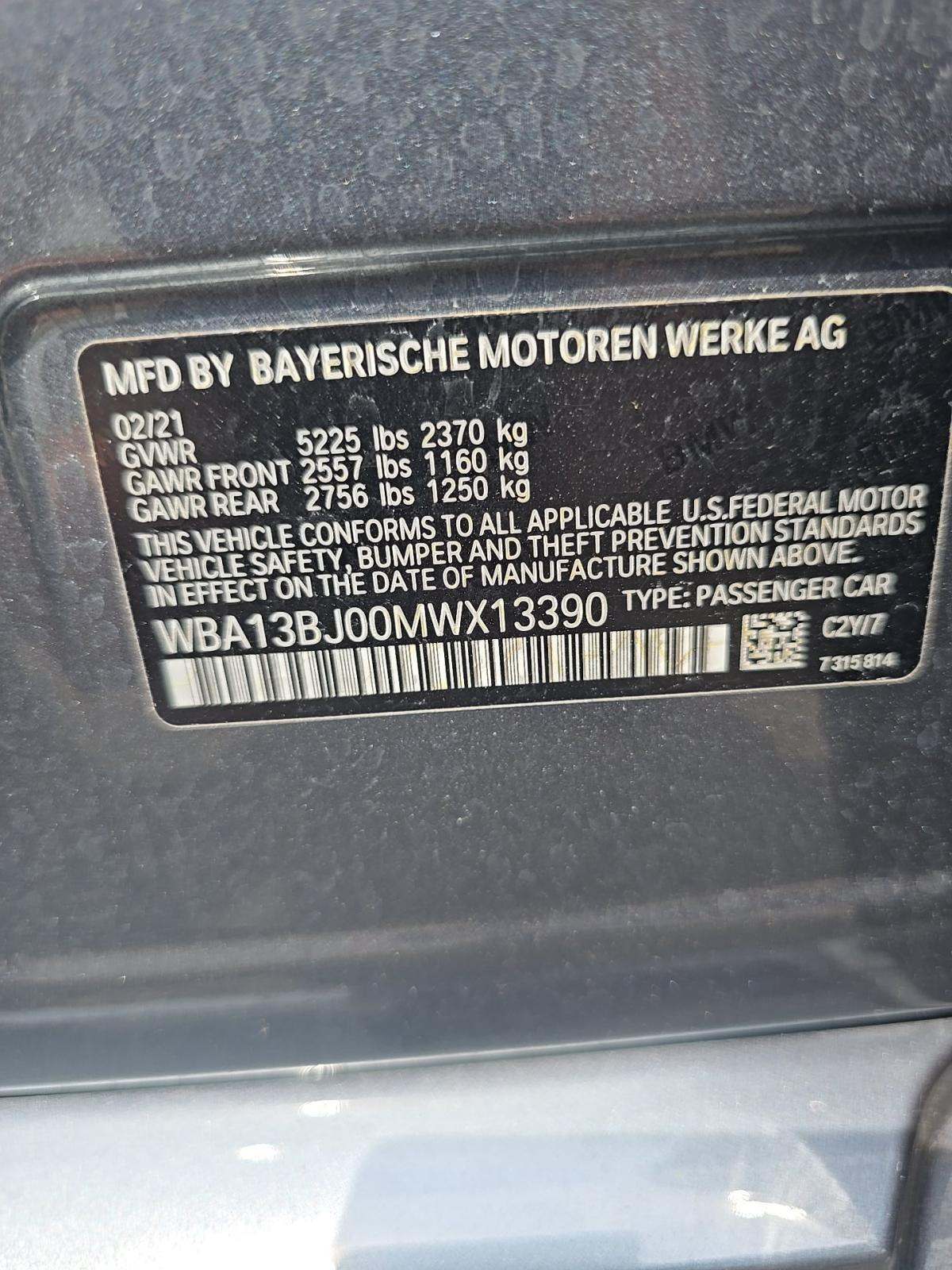 2021 BMW 5 Series 530i xDrive AWD