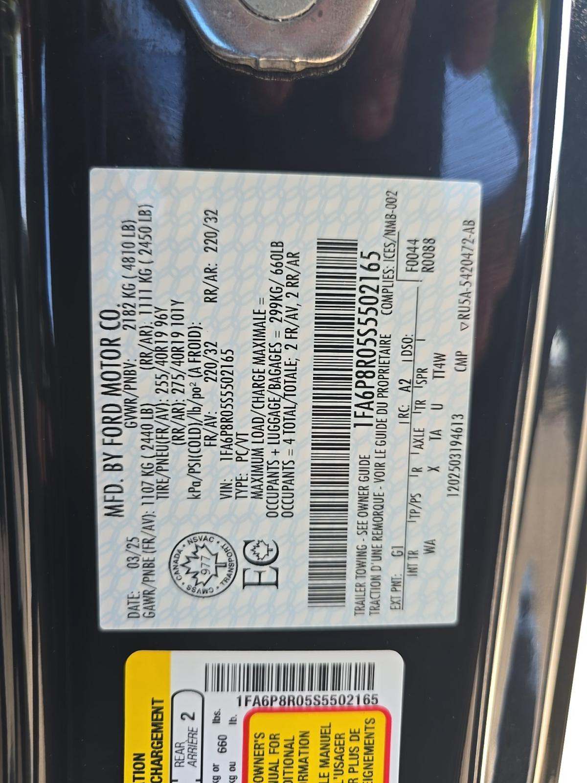 2025 Ford Mustang Dark Horse RWD