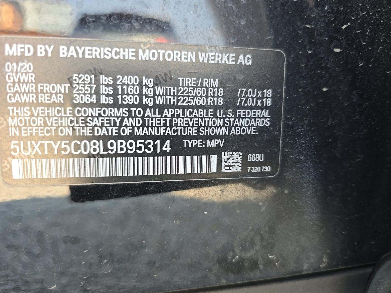 2020 BMW X3 xDrive30i AWD