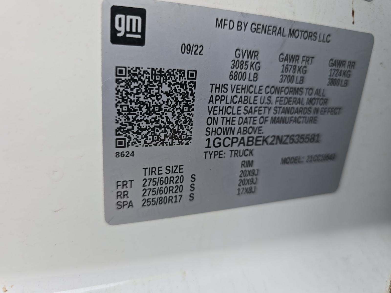 2022 Chevrolet Silverado 1500 Custom RWD