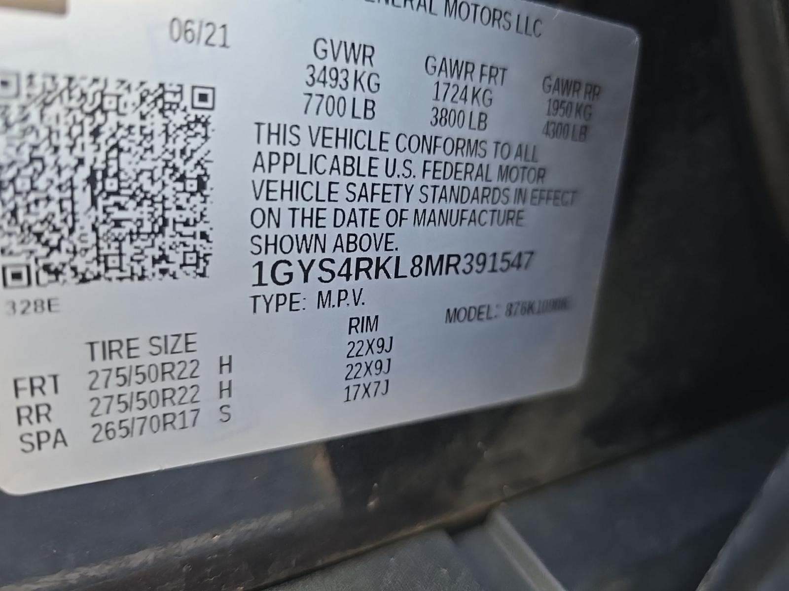 2021 Cadillac Escalade ESV Sport Platinum AWD