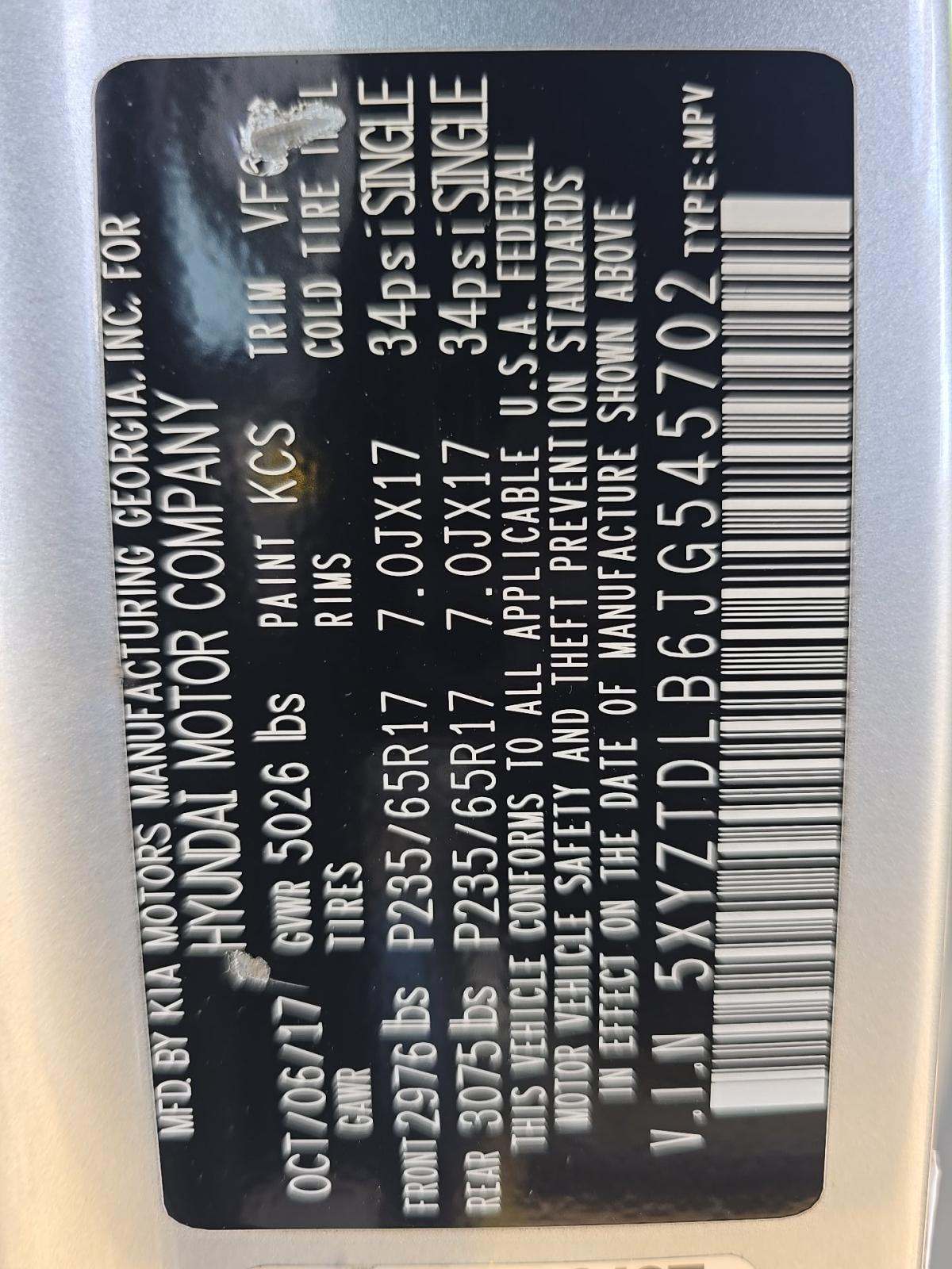 2018 Hyundai Santa Fe Sport Base AWD