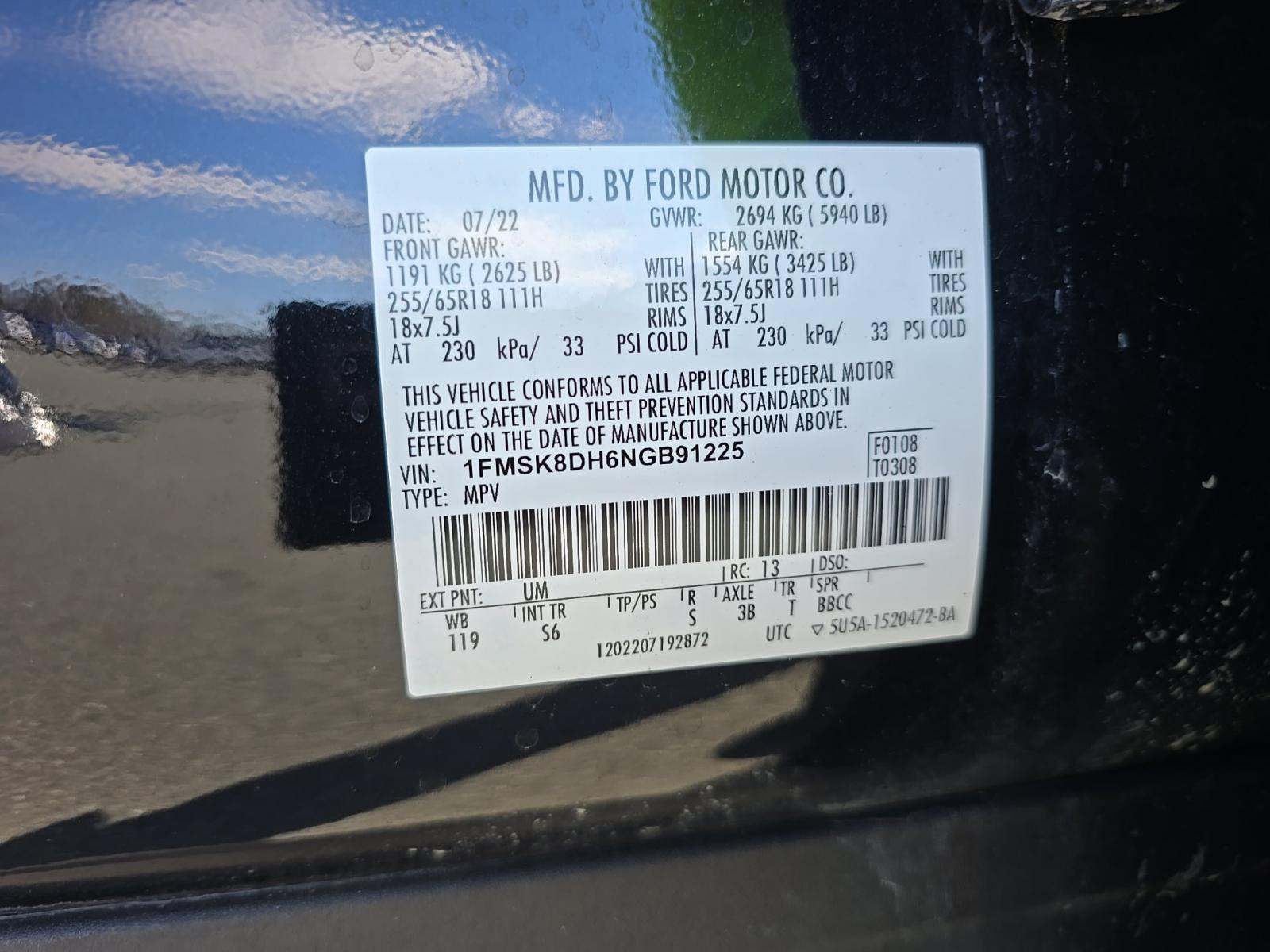 2022 Ford Explorer XLT AWD