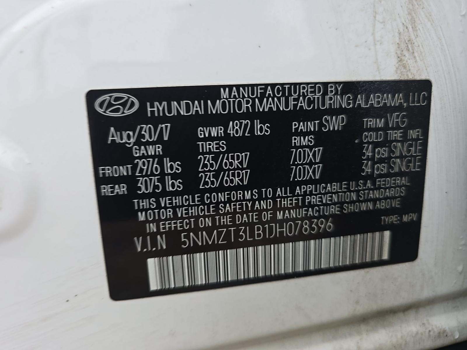 2018 Hyundai Santa Fe Sport Base FWD