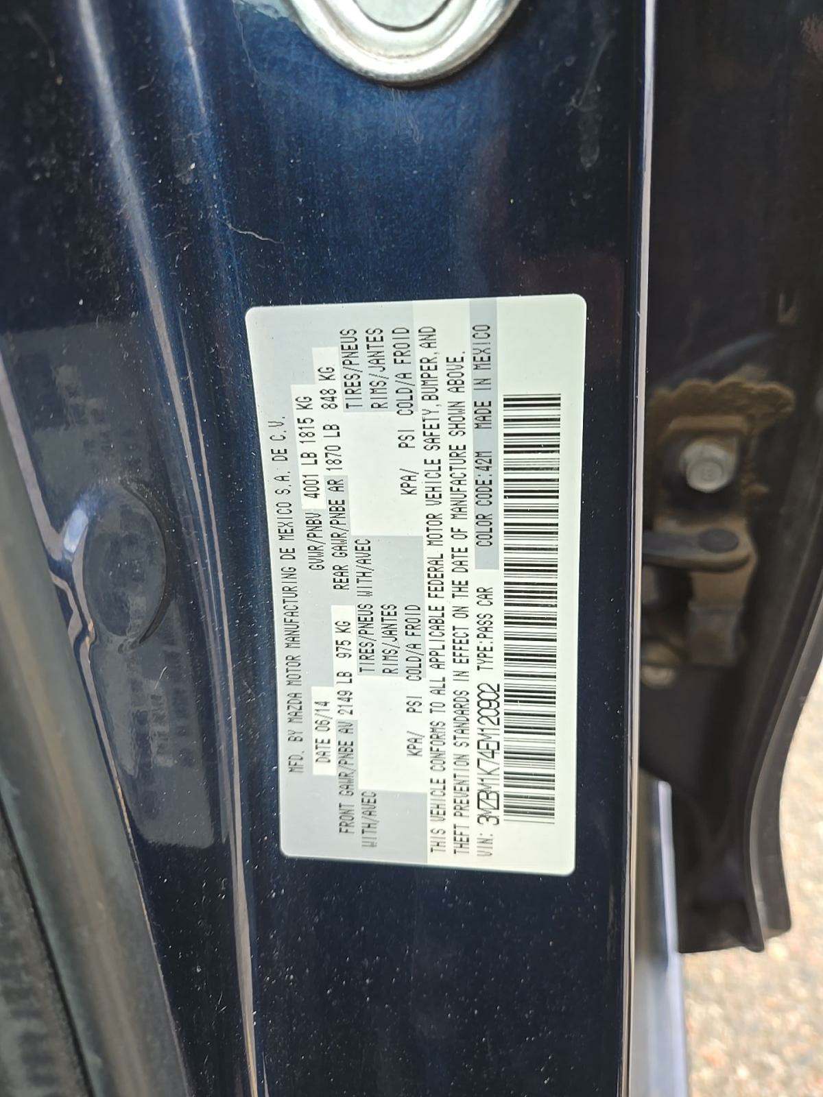 2014 MAZDA MAZDA3 i Sport FWD