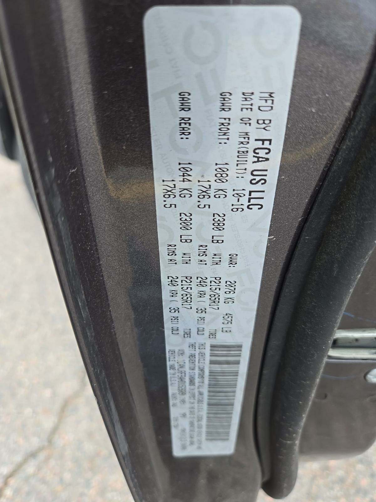 2017 Jeep Patriot Latitude AWD