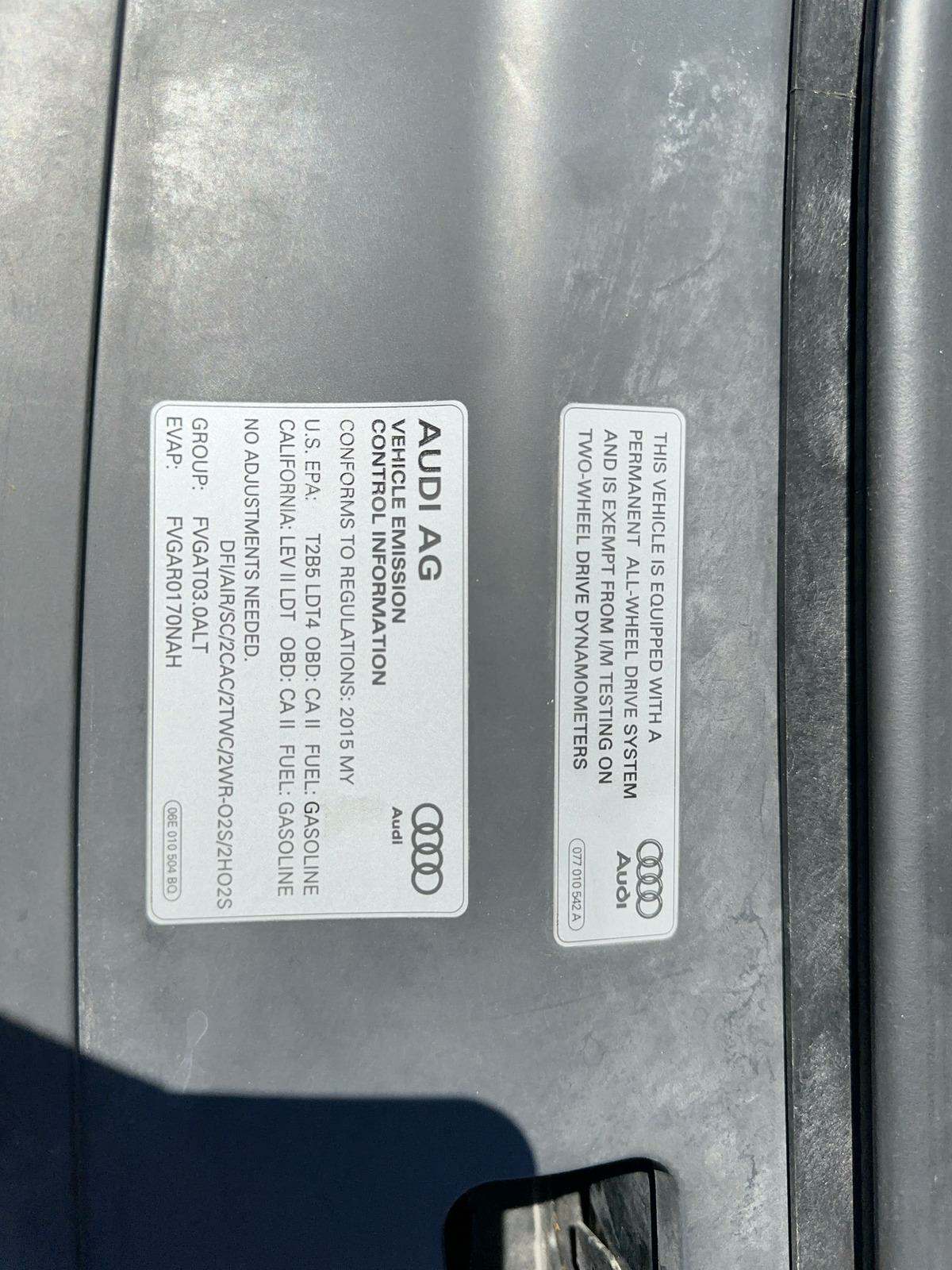 2015 Audi Q7 3.0T S line Prestige AWD