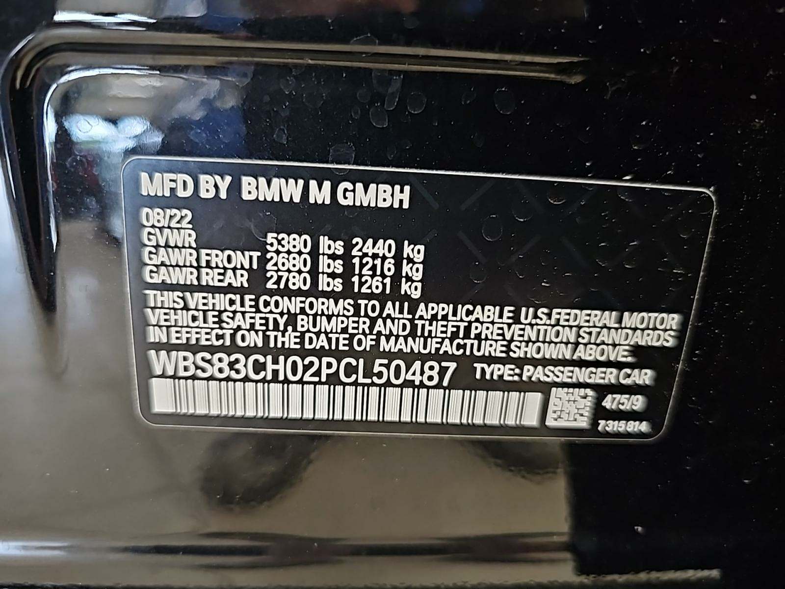 2023 BMW M5 Base AWD