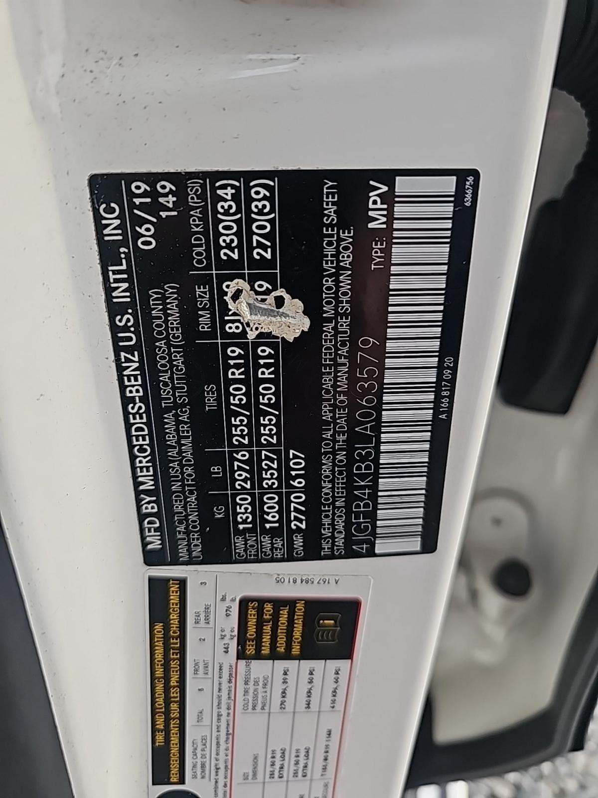 2020 Mercedes-Benz GLE GLE 350 AWD