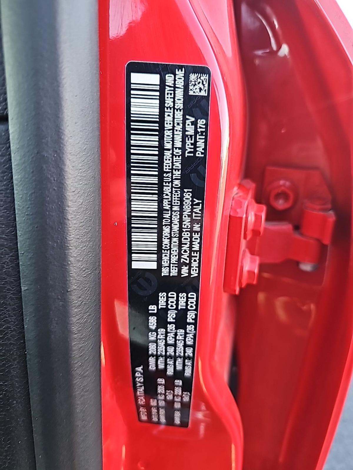 2022 Jeep Renegade Latitude Red Edition AWD