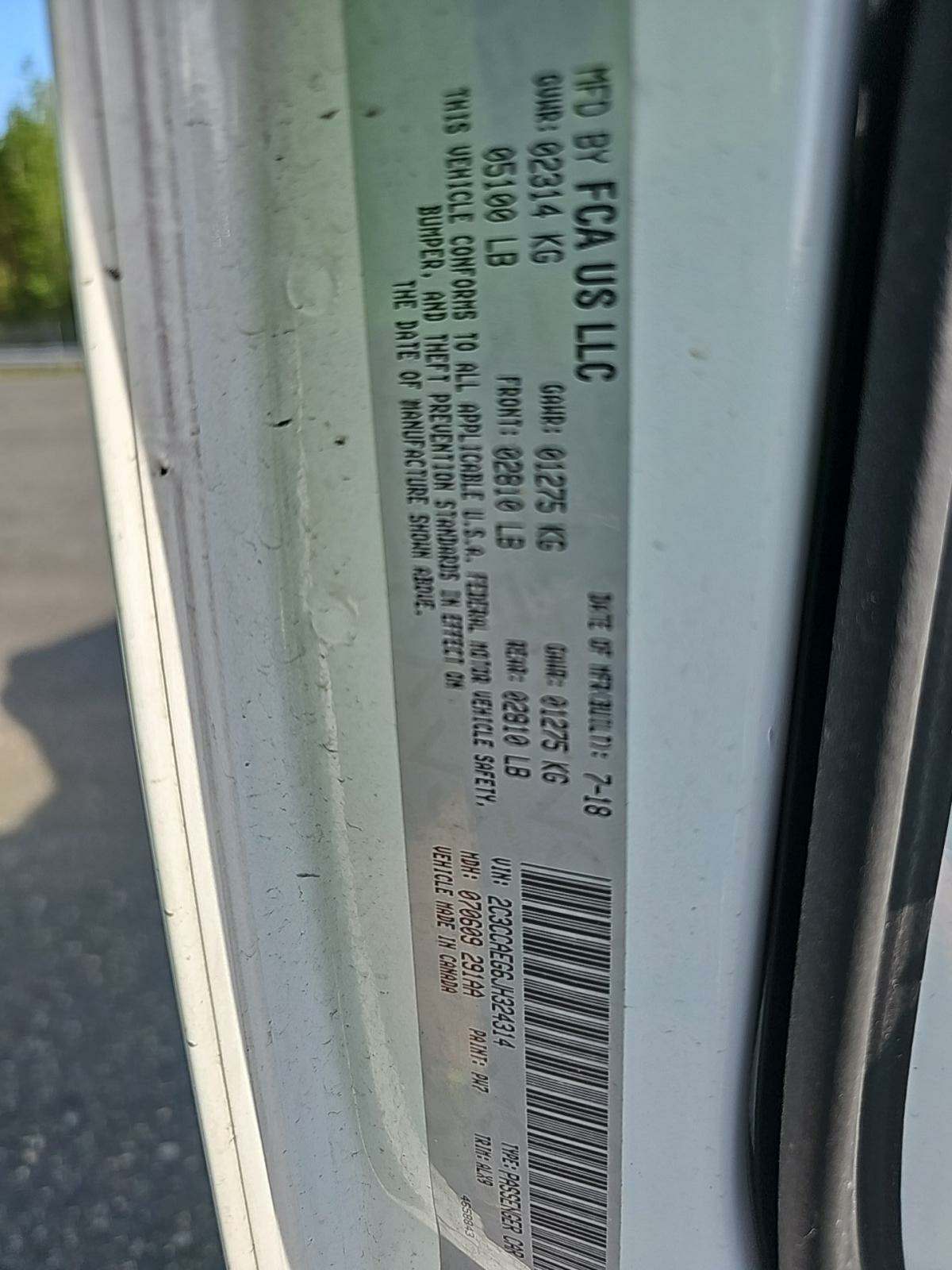 2018 Chrysler 300 Limited RWD