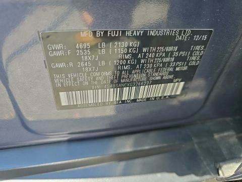 2016 Subaru Outback 2.5i Limited AWD