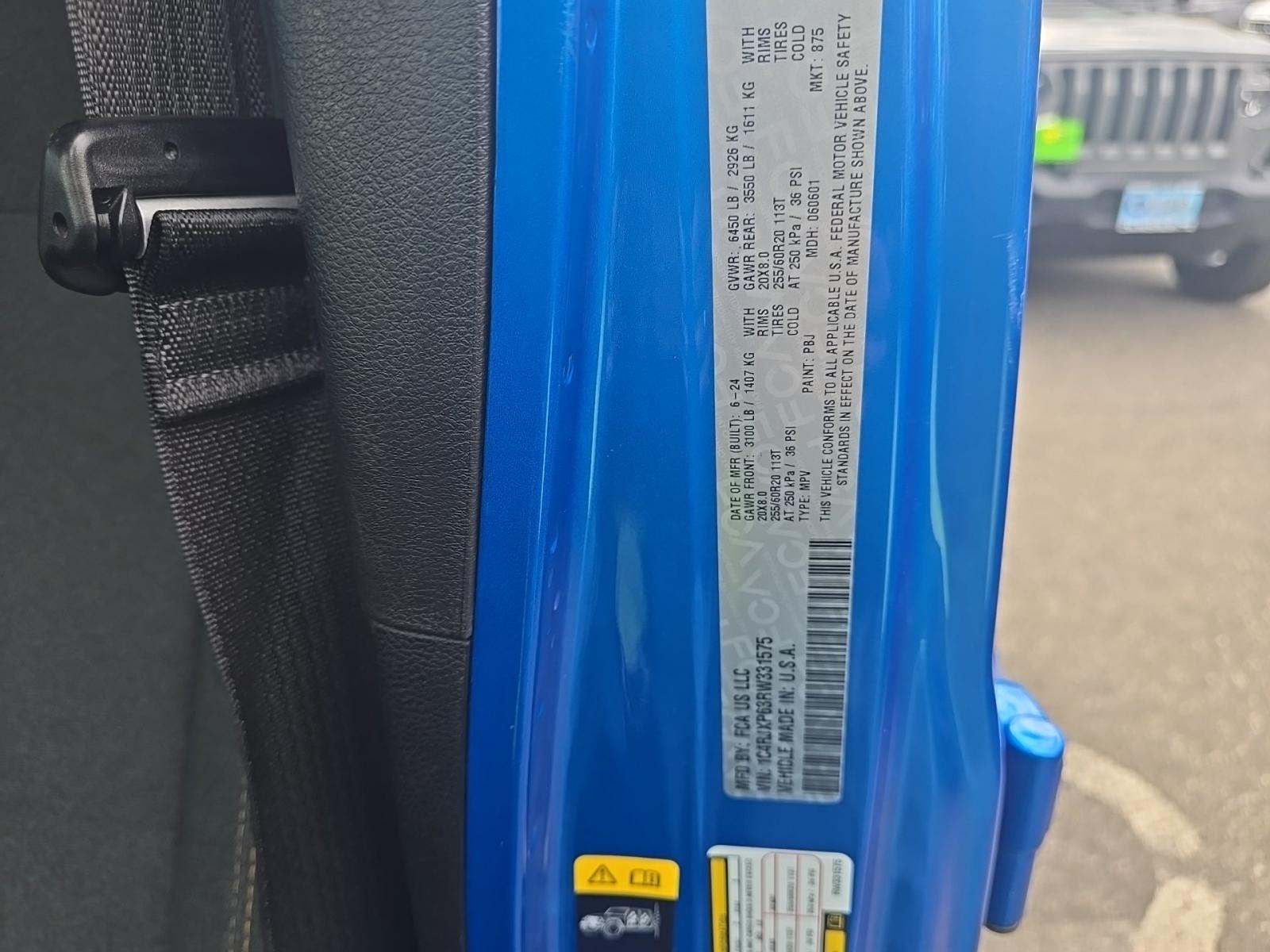 2024 Jeep Wrangler 4xe Sahara AWD