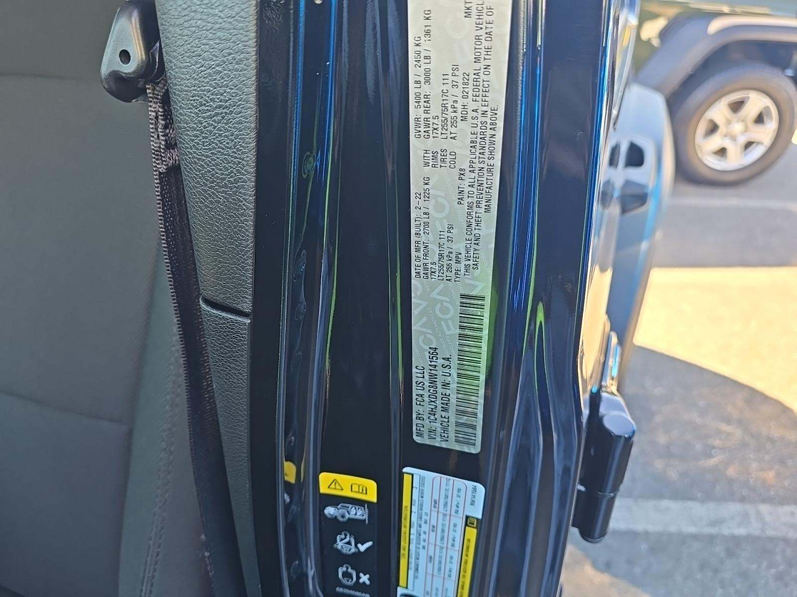 2022 Jeep Wrangler Unlimited Willys Sport Edition AWD