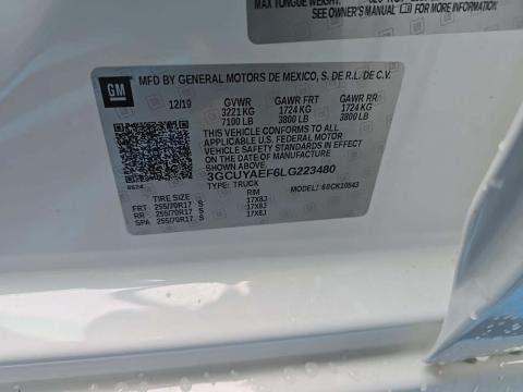 2020 Chevrolet Silverado 1500 Work Truck AWD