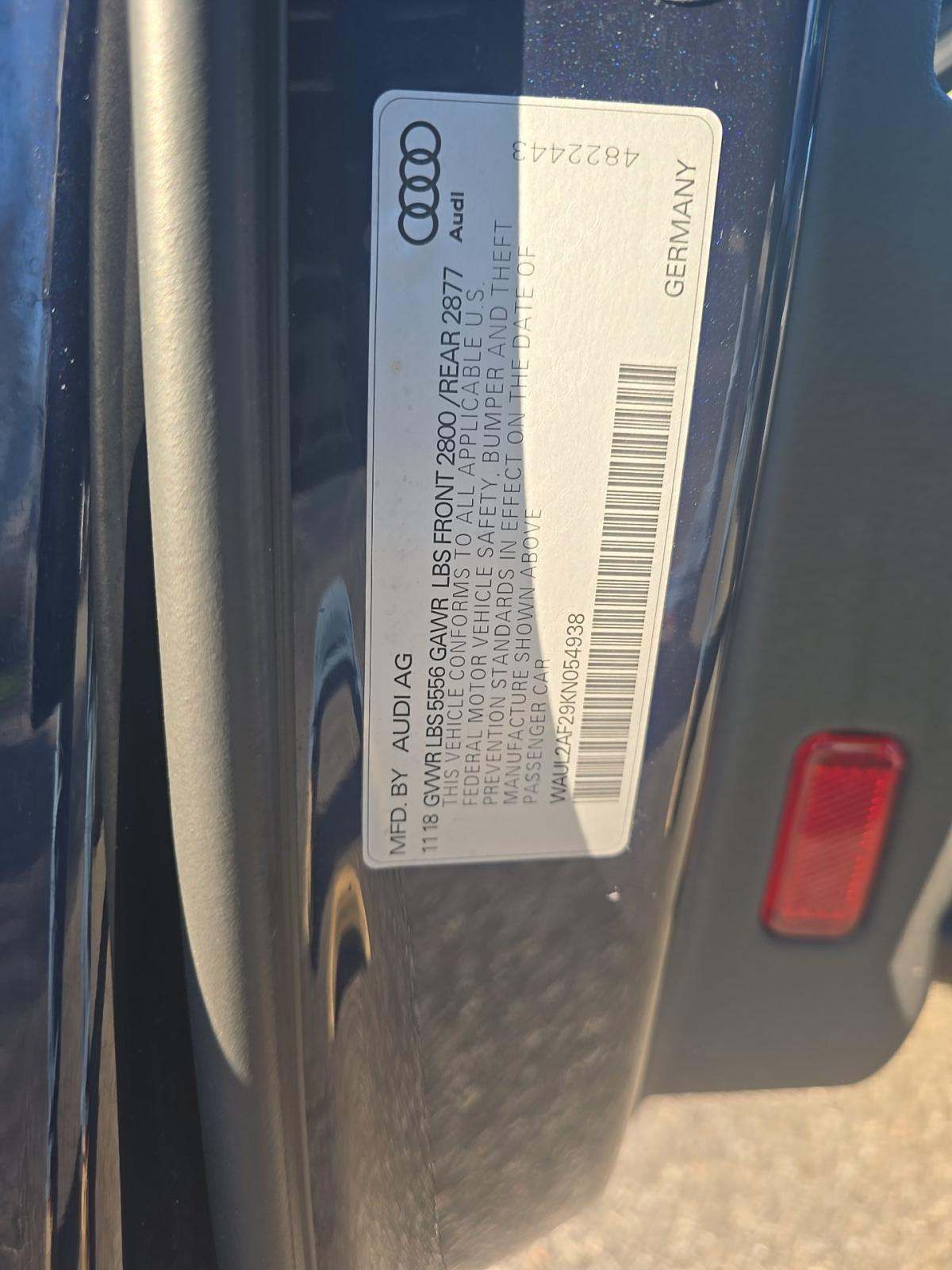 2019 Audi A6 3.0T Premium Plus AWD