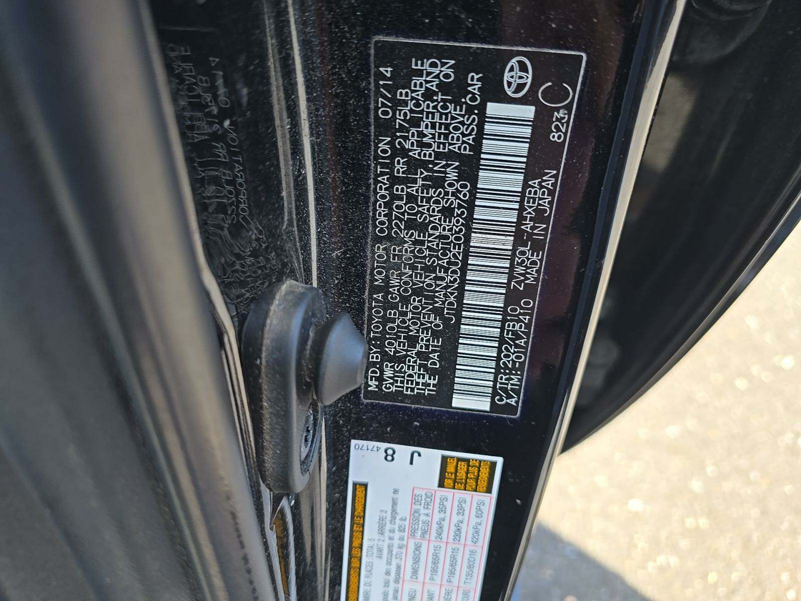 2014 Toyota Prius Two FWD